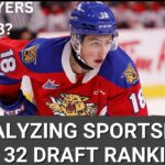 BREAKING DOWN SPORTSNET 2025 NHL DRAFT RANKINGS! | Desnoyers at 3?