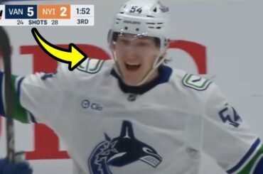 This Canucks player just CLUTCHED up against his former team...