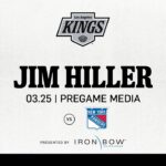 Head Coach Jim Hiller | 03.25.25 LA Kings Face the New York Rangers | Pregame Media