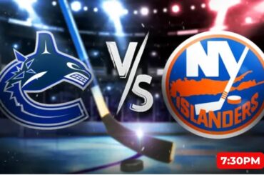 Vancouver Canucks vs New Islanders | Play by Play
