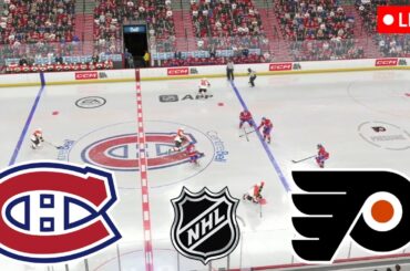 Montreal Canadiens vs Philadelphia Flyers [LIVE] 🔴 NHL - Watch Party