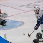 Bo Horvat Scores After Nice Spinning Backhand Pass From Brock Boeser