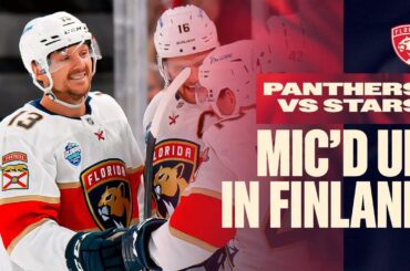 "Just give it to me, I'm gonna rip it on the blue line!" | Panthers Mic'd Up in Finland 🇫🇮