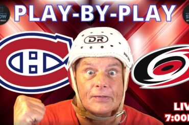 Montreal Canadiens vs Carolina Hurricanes | Play by Play