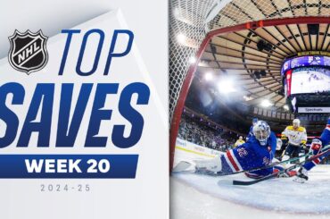 "The 360°!" 😵‍💫 Top NHL Saves of Week 20 | 2024-25 Highlights
