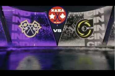 NAHA 2024-25 Season - Indianapolis Racers (24-18-3) @ Cincinnati Stingers (24-17-4)