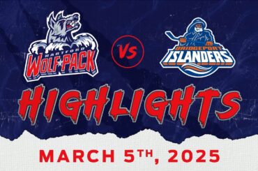 03.05.2025 Hartford Wolf Pack vs. Bridgeport Islanders