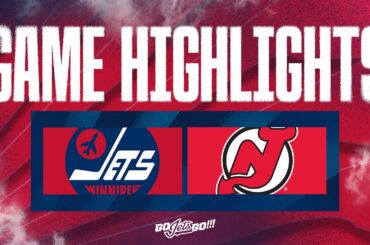 Winnipeg Jets vs. New Jersey Devils - Game Highlights