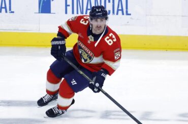 Brad Marchand Talks After Assisting on Bennett’s Game-Winning OT Goal in Florida Panthers Debut