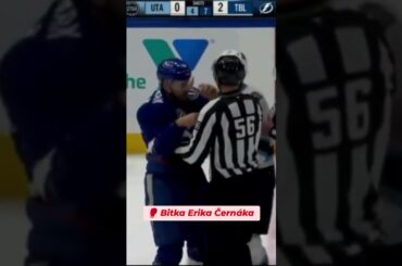 Erik Černák proti Utahu predviedol tvrdý hit na kapitána Kellera a neskôr sa pobil s Kesselringom.