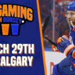 EDMONTON OILERS HOST THE FLAMES FOR THE BATTLE OF ALBERTA  | OILERSNATION'S PREGAMING WITH BORDZY