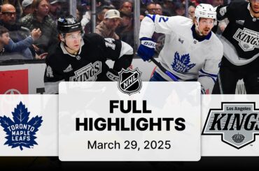 NHL Highlights | Maple Leafs vs. Kings | March 29, 2025