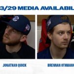 NYR at SJS: Jonathan Quick and Brennan Othmann Postgame Availability | Mar. 29, 2025