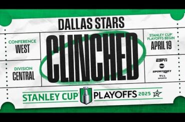 Dallas Stars 2024-25 Plays of the Year #clinched #stanleycup