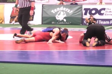 Zachary Van Alst vs. Weaver 106 State Championship match
