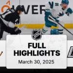 NHL Highlights | Sharks vs. Kings - March 30, 2025