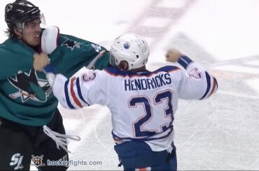 Matt Hendricks vs Brenden Dillon Dec 23, 2016