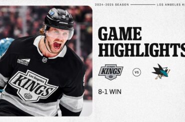 LA Kings DOMINATE the San Jose Sharks in 8-1 Win