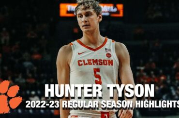 Hunter Tyson 2022-23 Regular Season Highlights | Clemson Forward