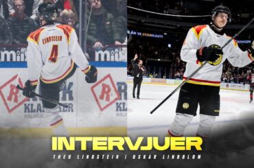 Theo Lindstein och Oskar Lindblom efter avancemanget till semifinal