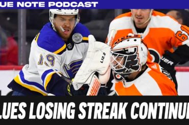 Losing Streak Reaches Six Games for the St Louis Blues
