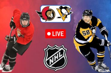 Ottawa Senators vs Pittsburgh Penguins [LIVE] 🔴NHL - Watch Party