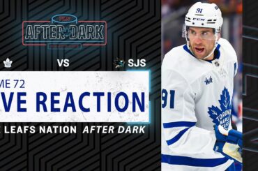 Maple Leafs at San Jose Sharks LIVE POST GAME ft. Producer Vick | Game 72 TLN After Dark Reaction