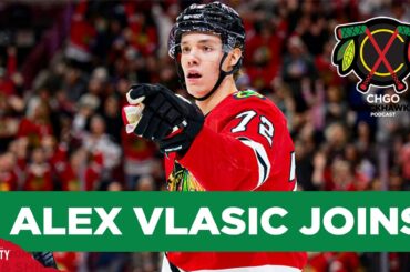 Chicago Blackhawks defenseman Alex Vlasic joins the show! | CHGO Blackhawks Podcast