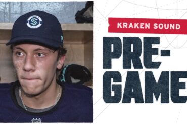 Pregame Sound | Adam Larsson, Ryker Evans & Coach Bylsma | March 25, 2025