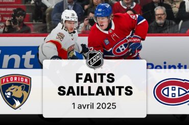 Panthers vs Canadiens 1/4/25 | Faits saillants