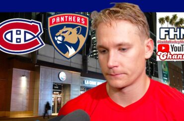 Gus Forsling: Florida Panthers Need to Move On After OT Loss to Montreal Canadiens