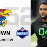 Logan Brown 2025 NFL Draft Tape | Kansas OL