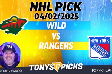 Minnesota Wild vs New York Rangers 4/2/25 NHL Pick Prediction