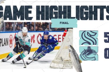Seattle Kraken at Vancouver Canucks | 04/02 Game Highlights