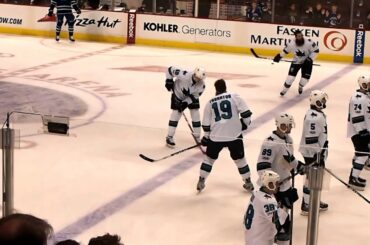 Joe Thorton vs Tomas Hertl