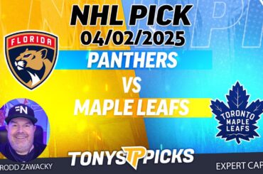 Florida Panthers vs Toronto Maple Leafs 4/2/25 NHL Pick Prediction