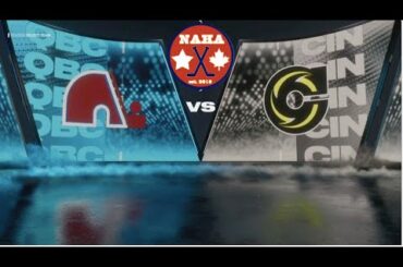 NAHA 2024-25 Season - Quebec Nordiques (26-17-6) @ Cincinnati Stingers (25-19-4)