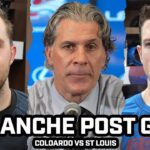 Jared Bednar Calls Out Refs & Avs FRUSTRATED After 2-1 LOSS vs Blues