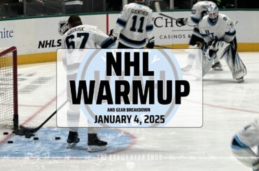 NHL Warmup & Gear Breakdown | Utah Hockey Club | Karel Vejmelka & Jaxson Stauber