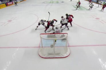 Matiss Kivlenieks Great Save on Justin Danforth (2021 WMHC Preliminary Round)