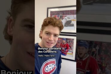 Bonjour Jacob! #NHL #Hockey #Shorts