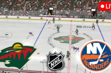 Minnesota Wild vs New York Islanders 🔴NHL LIVE - Watch Party