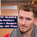 Matthew Tkachuk: Florida Panthers Beat Rangers, Bobrovsky Gets NHL Win No. 400