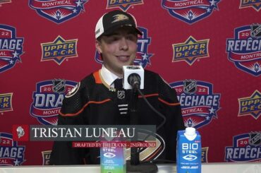 2022 NHL Post-Draft Interviews | Tristan Luneau