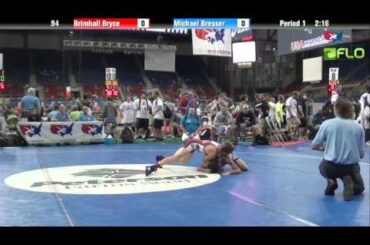 Cadet 94 - Brimhall Bryce (Utah) vs. Michael Bresser (Oregon)
