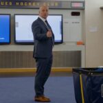 Jim Montgomery speaks to Blues after record 12th straight win