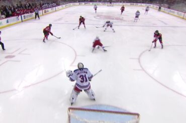 Jesper Bratt scores a shorthanded goal against the New York Rangers