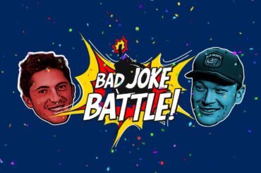 Zach Werenski and Mathieu Olivier -  Future Comedians?!  🤣 | Bad Joke Battle Episode 5!