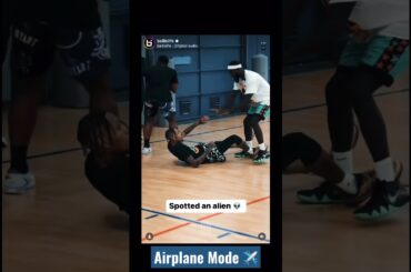 Ty Glover jump off the roof gotta chill! Sheesh! #shorts #basketball #viral #fyp