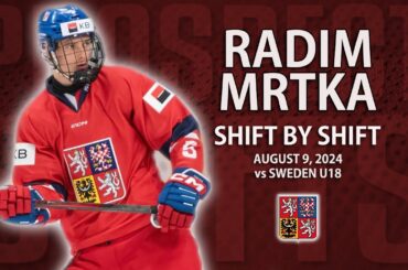 Radim Mrtka vs Sweden U18 Aug 9 2024 | Hlinka Gretzky Cup